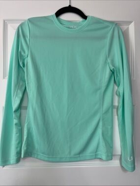 Huk Women's Mint Green Long Sleeve Performance Tee